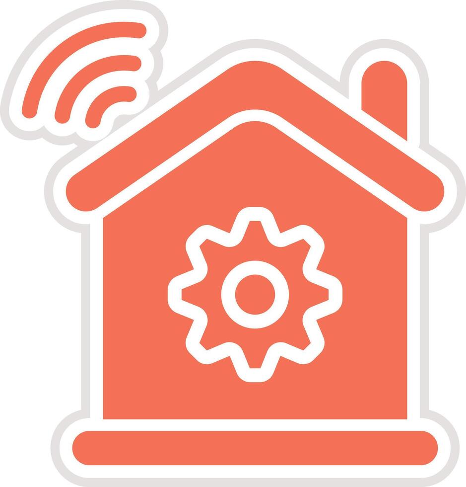 Smart Home Icon Design Illustration vector