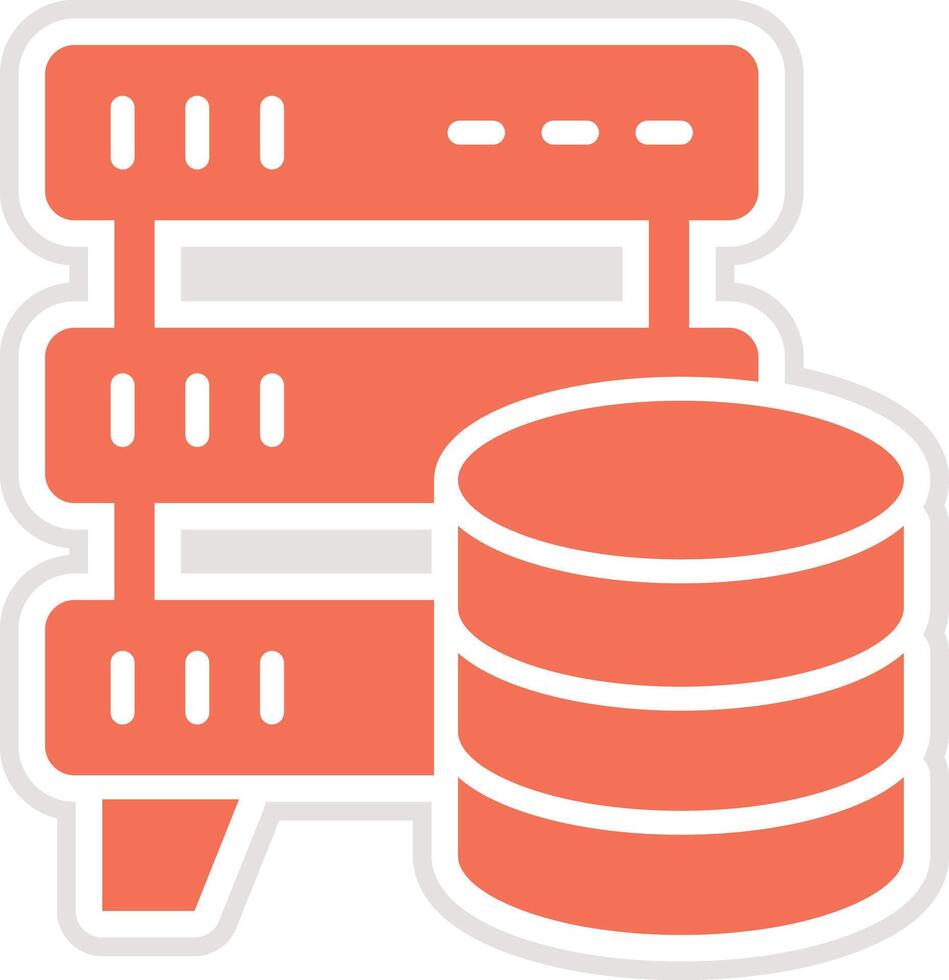 Database Storage Icon Design Illustration vector