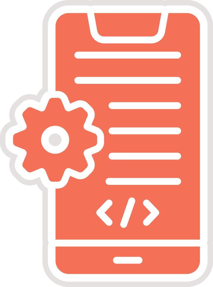 App Development Icon Design Illustration vector