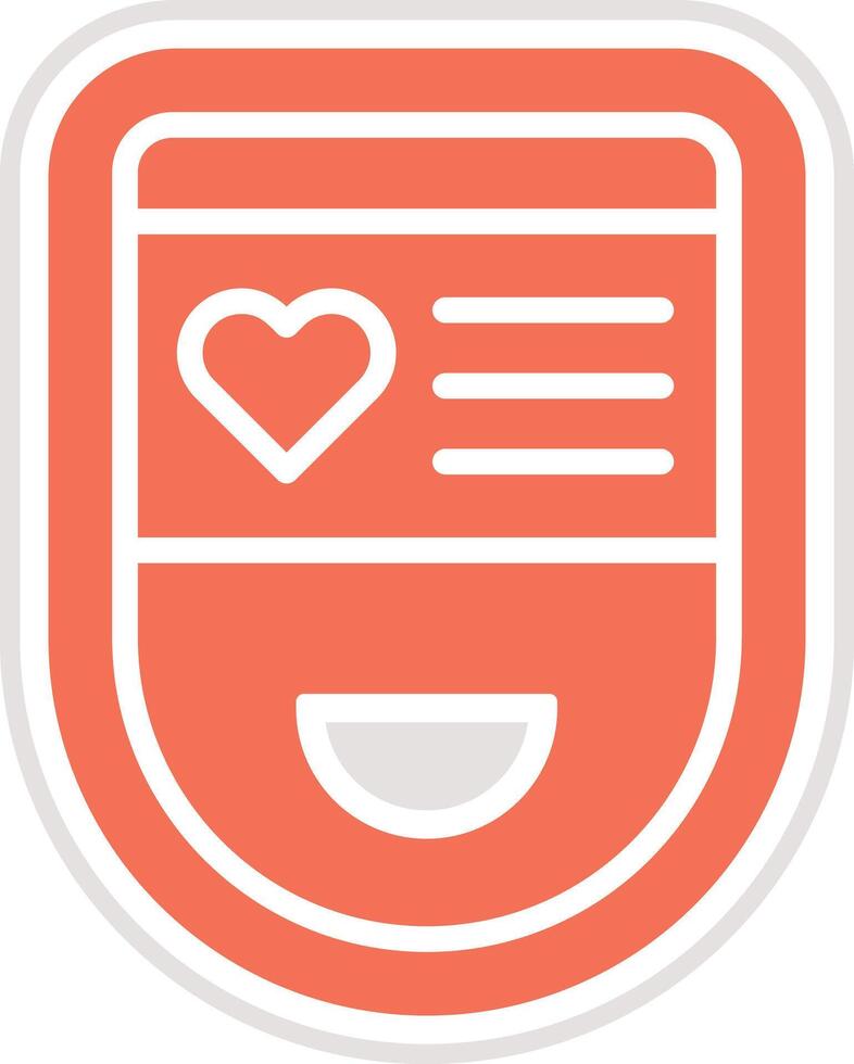 Oximeter Icon Design Illustration vector