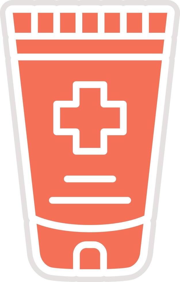 Ointment Icon Design Illustration vector