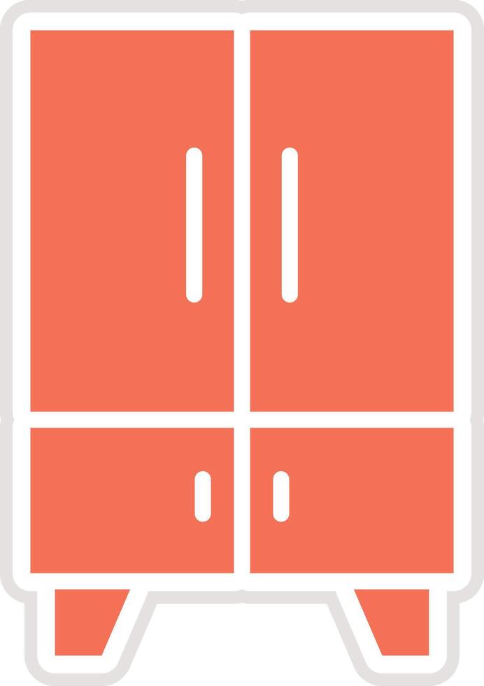 Cupboard Icon Design Illustration vector
