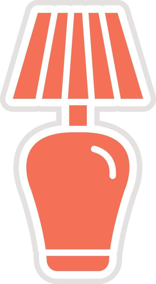 Floor Lamp Icon Design Illustration vector