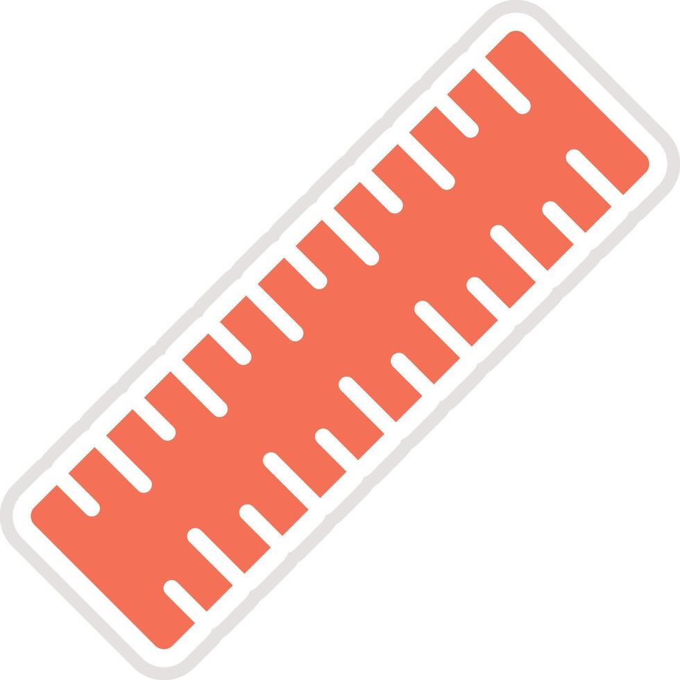 Ruler Icon Design Illustration vector