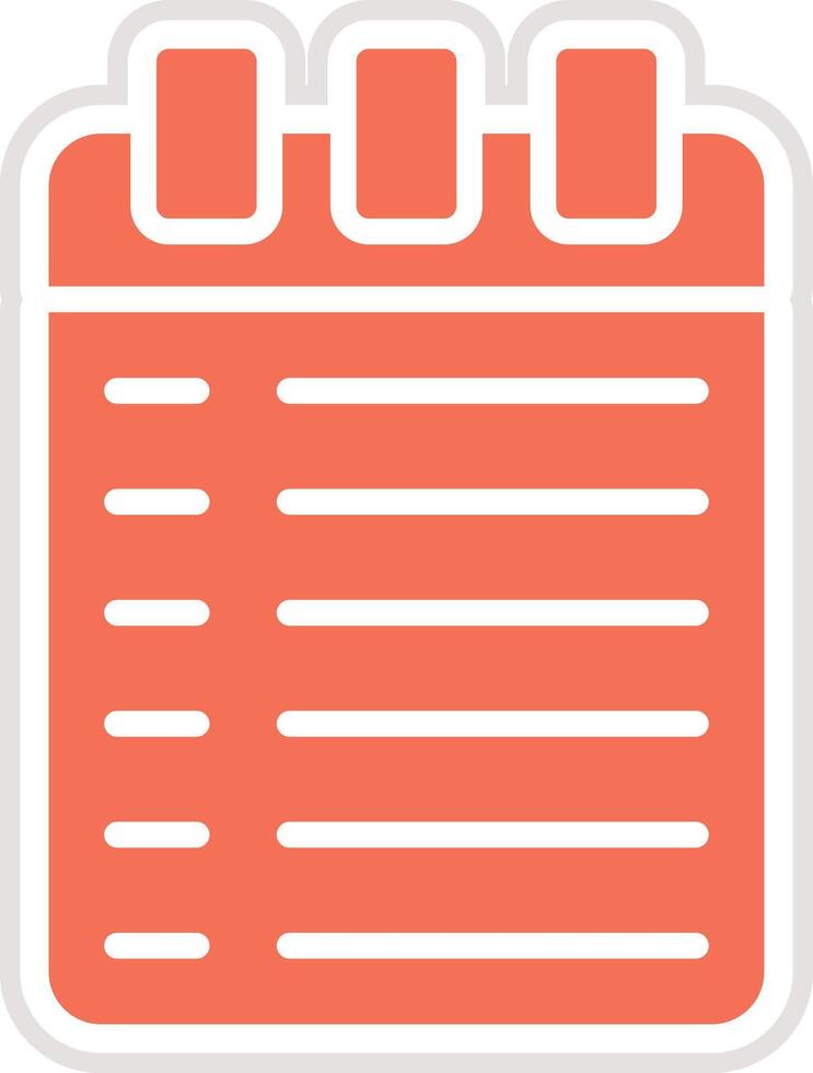 Notebook Icon Design Illustration vector
