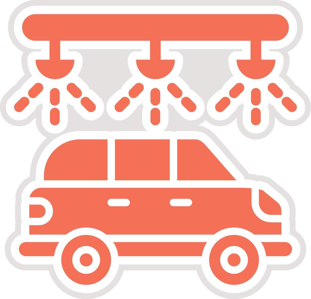 Car wash Icon Design Illustration vector