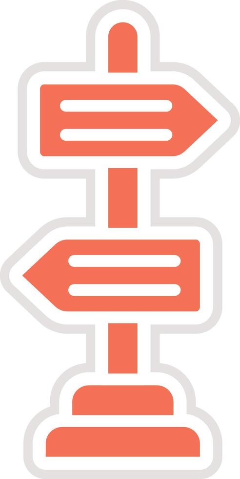 Signage Icon Design Illustration vector