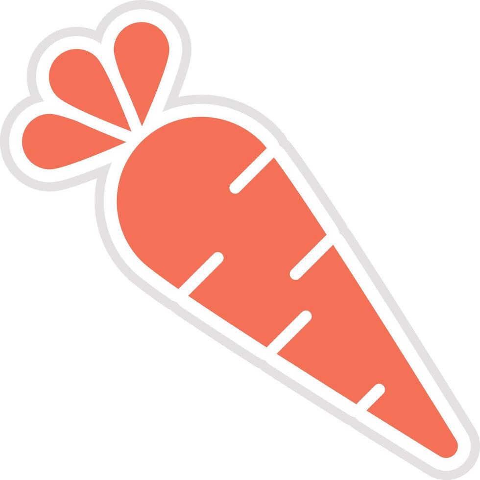 Carrot Icon Design Illustration vector