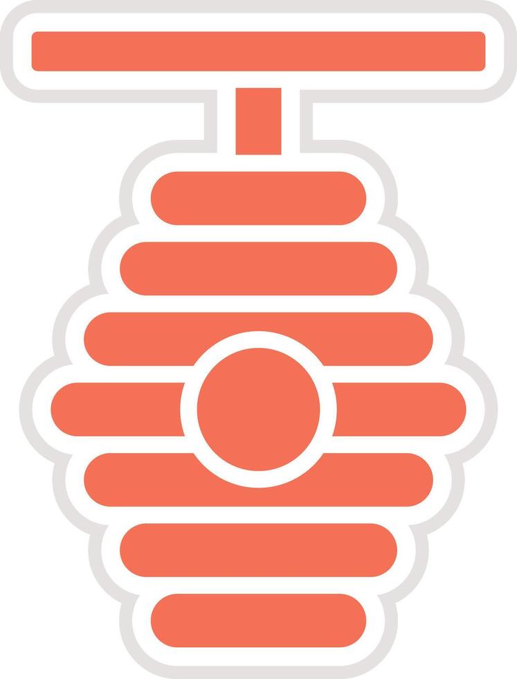 Beehive Icon Design Illustration vector