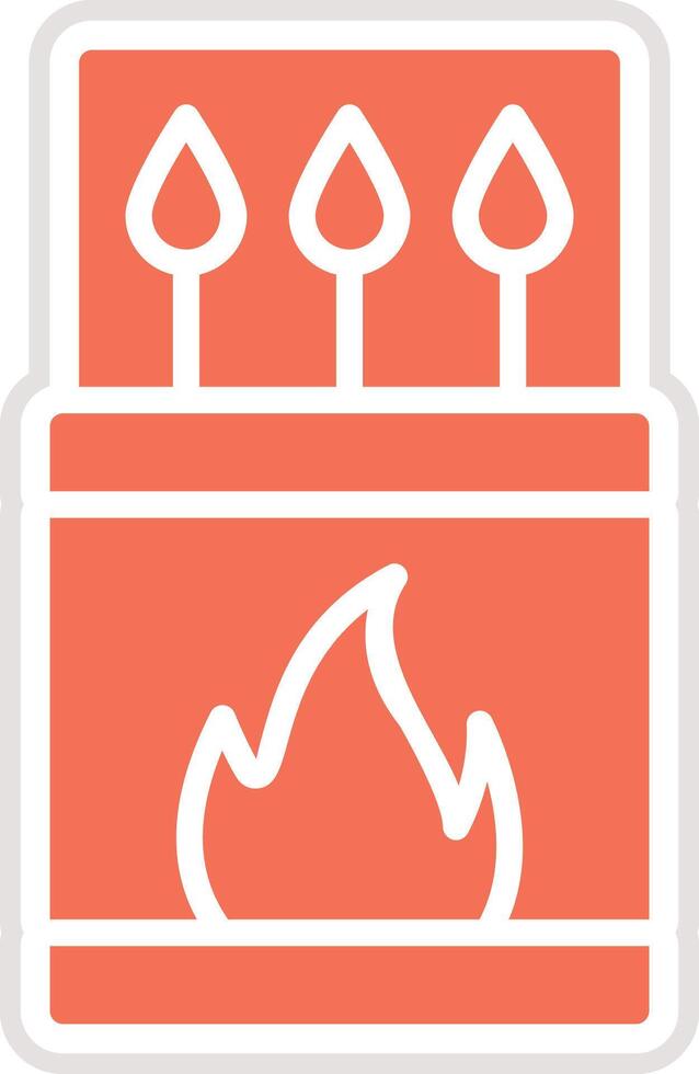 Matches Icon Design Illustration vector