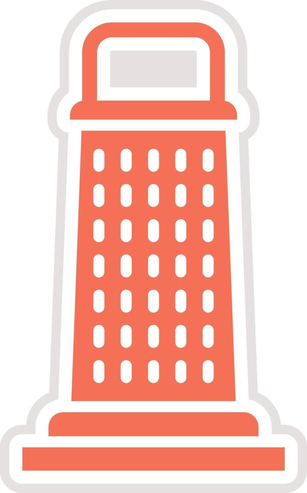 Cheese Grater Icon Design Illustration vector