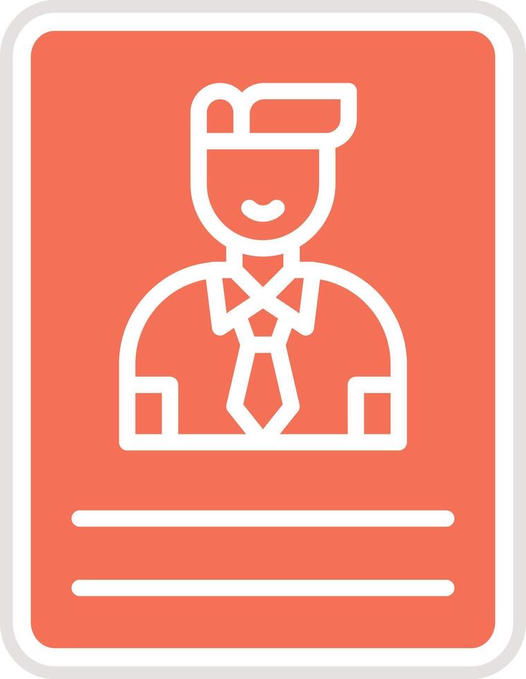 Candidate Icon Design Illustration vector