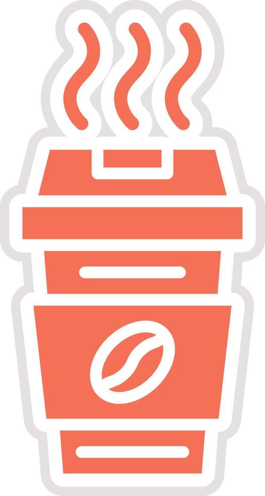 Coffee Cup Icon Design Illustration vector