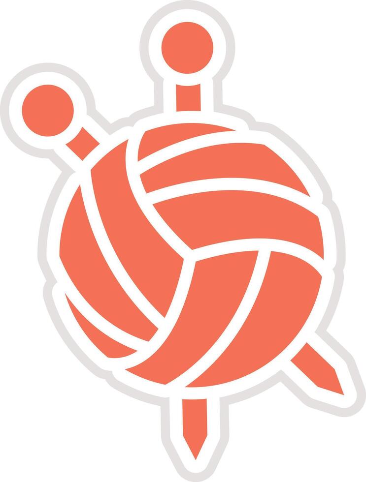 Wool Icon Design Illustration vector