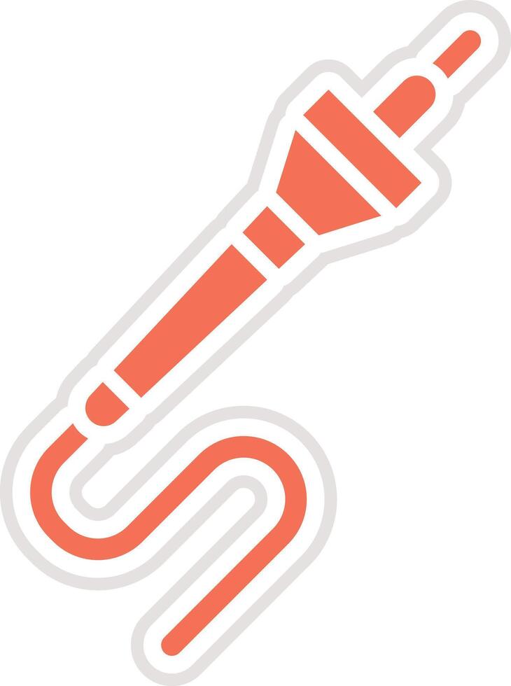 Pyrography Icon Design Illustration vector