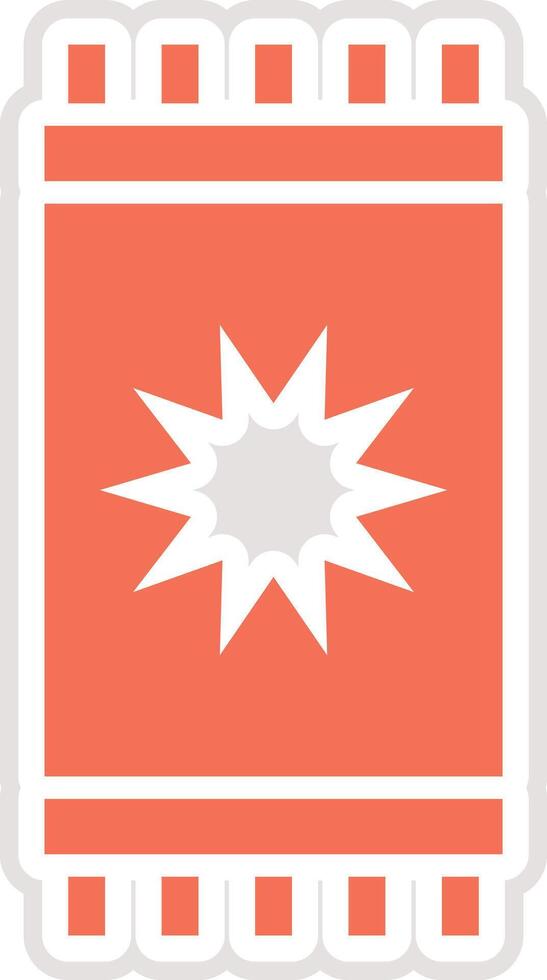 Rug Icon Design Illustration vector