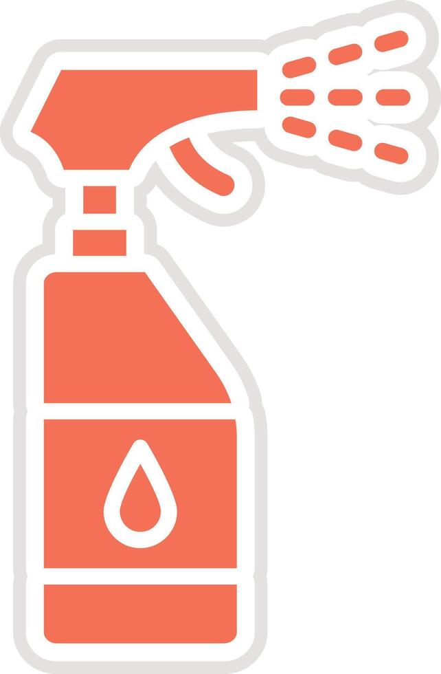 Spray Bottle Icon Design Illustration vector