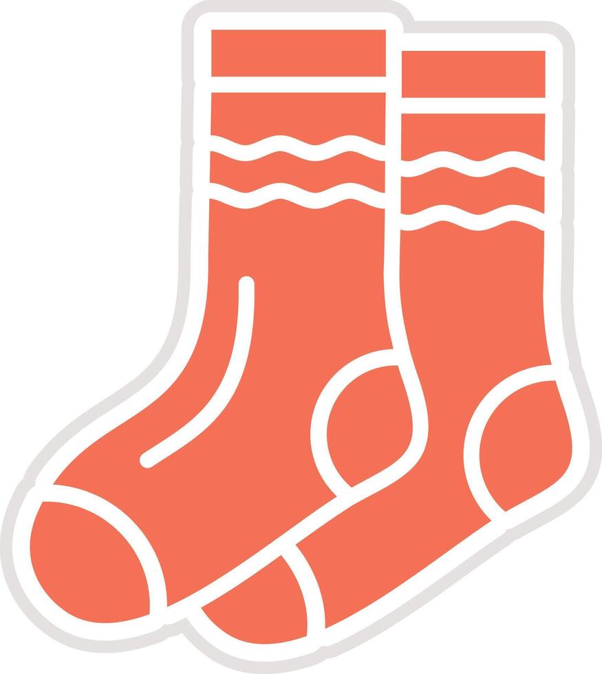 Sock Icon Design Illustration vector