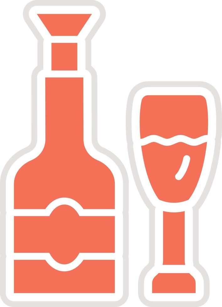 Champange Icon Design Illustration vector