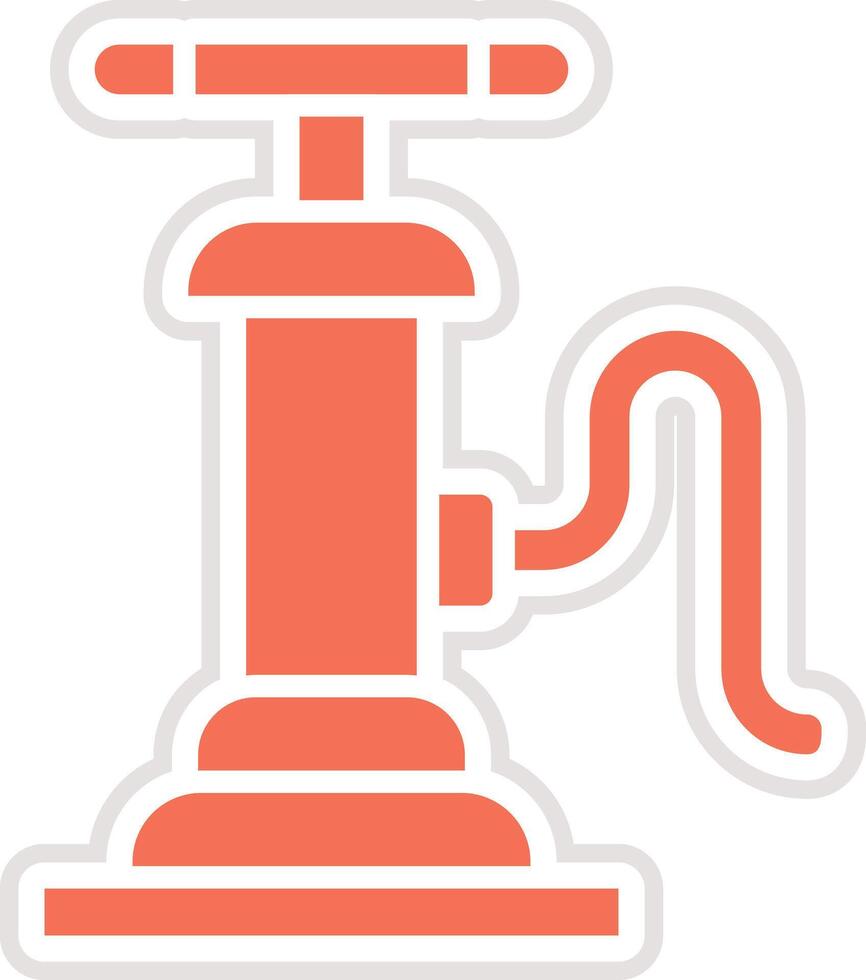 Air Pump Icon Design Illustration vector