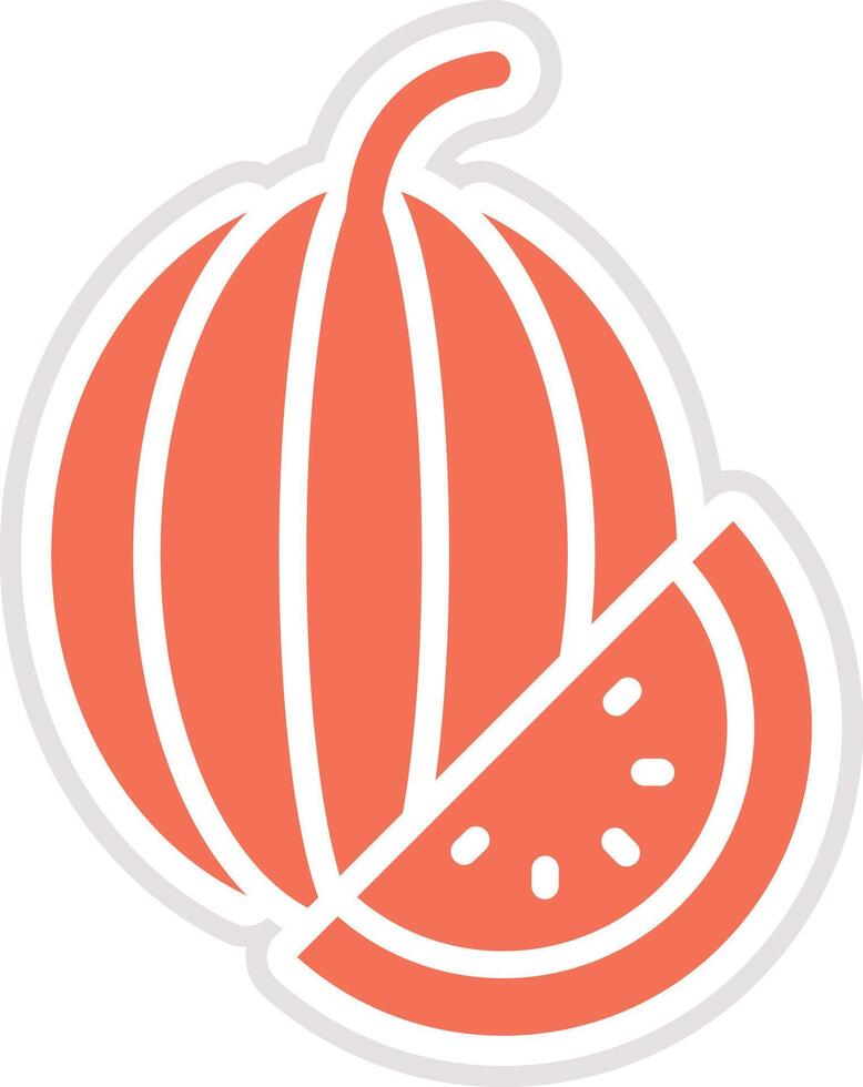 Watermelon Icon Design Illustration vector