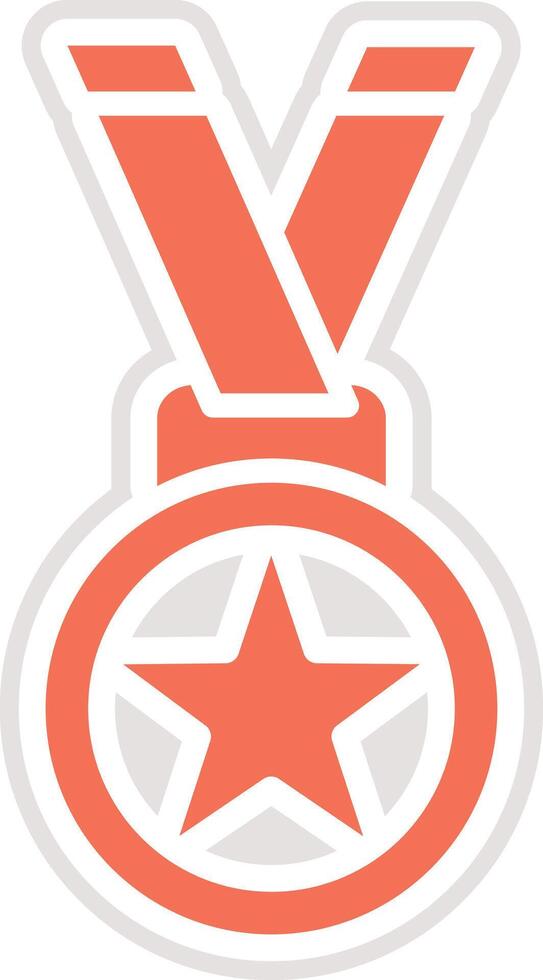 Medal Icon Design Illustration vector