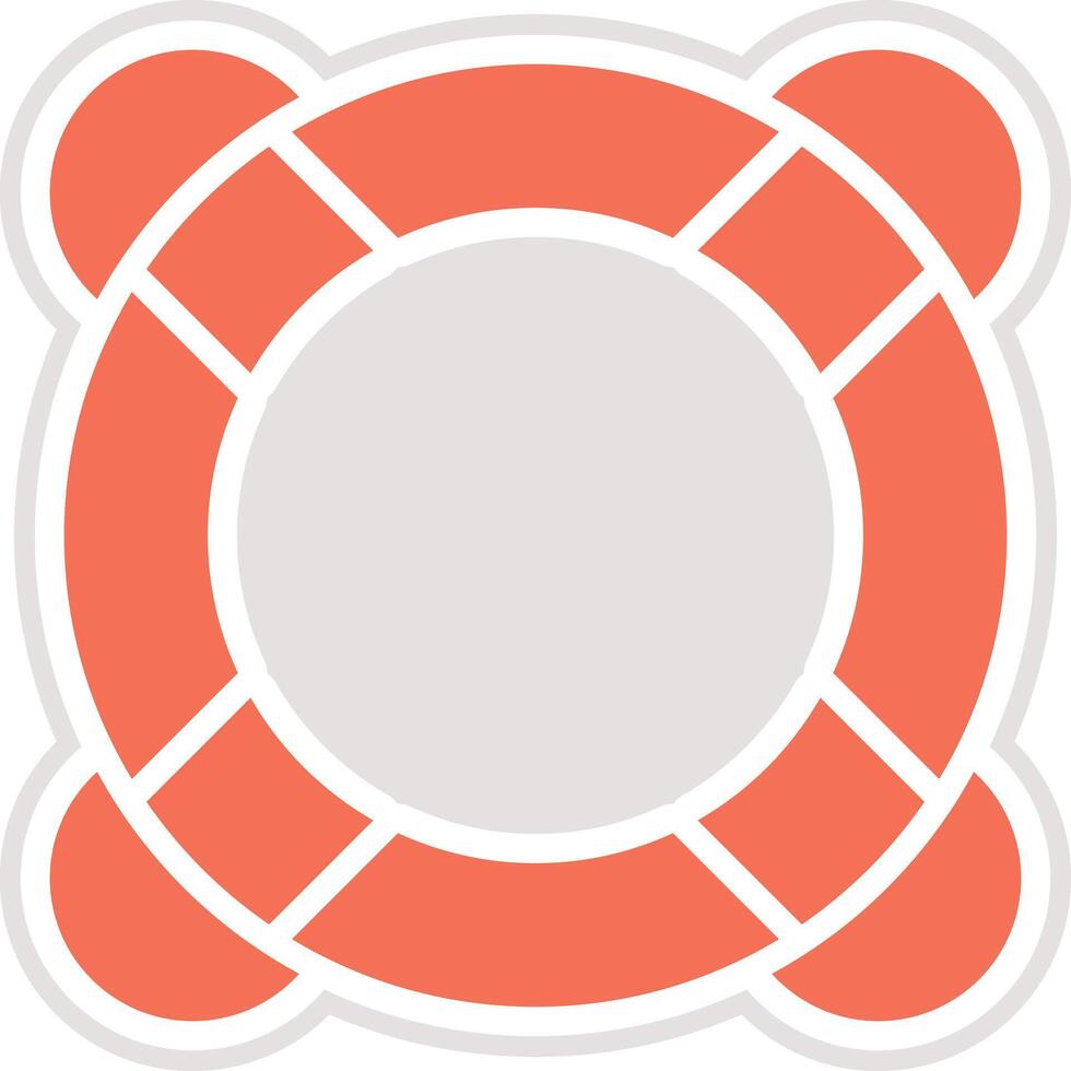 Lifeguard Icon Design Illustration vector