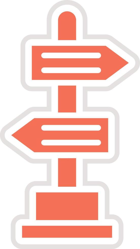 Road Sign Icon Design Illustration vector