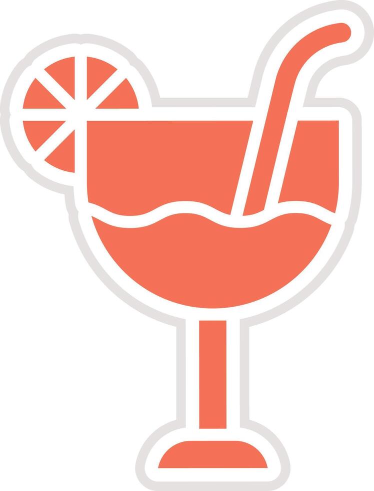 Cocktail Icon Design Illustration vector