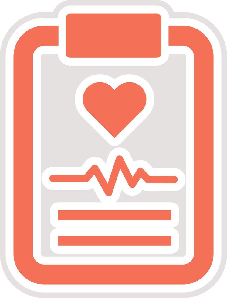 Health Check Icon Design Illustration vector
