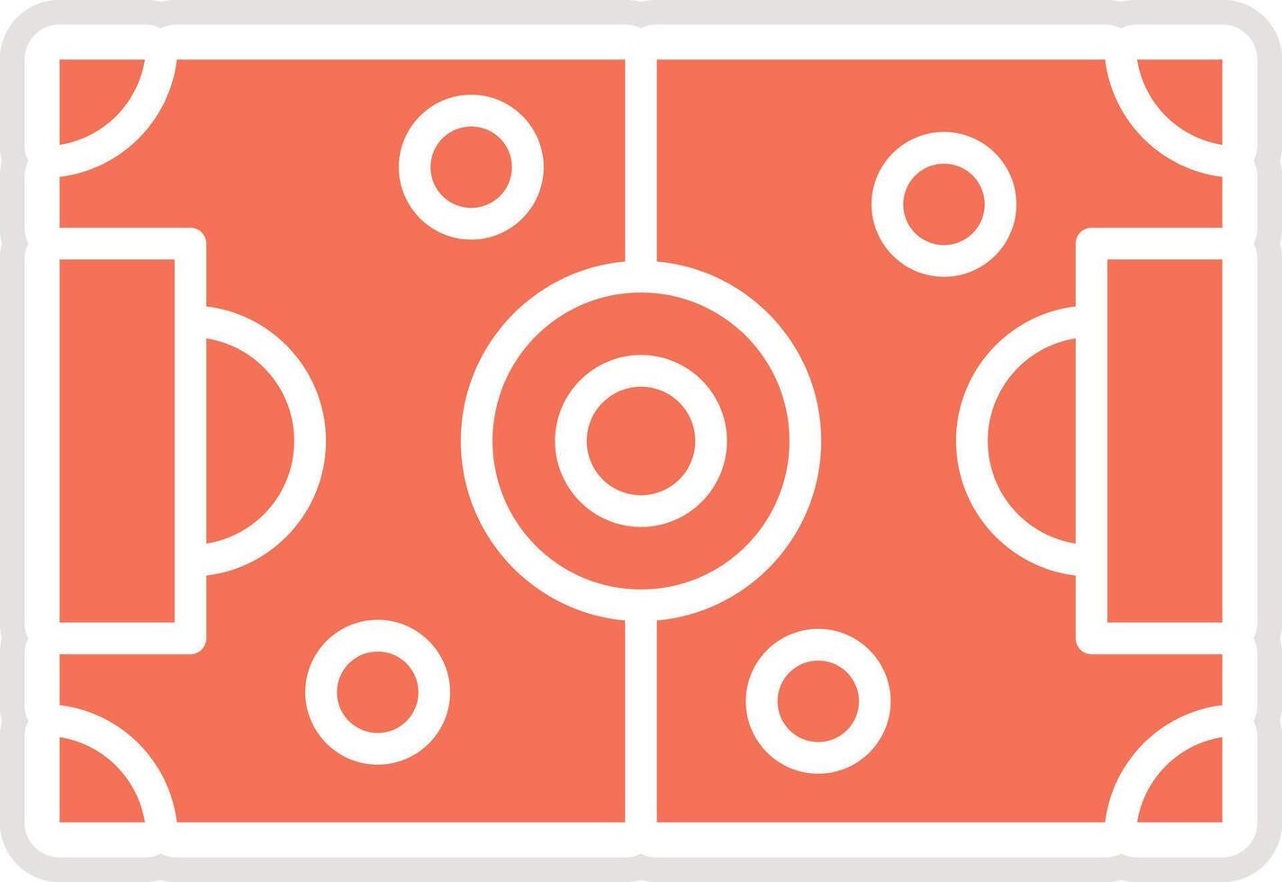 Soccer Field Icon Design Illustration vector