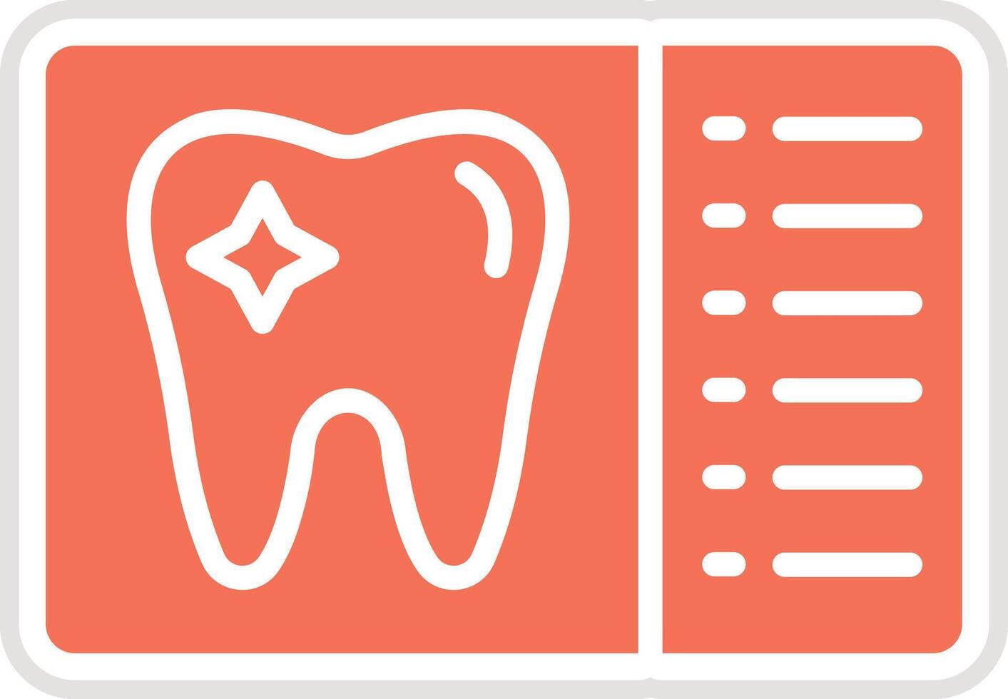 X Ray Icon Design Illustration vector