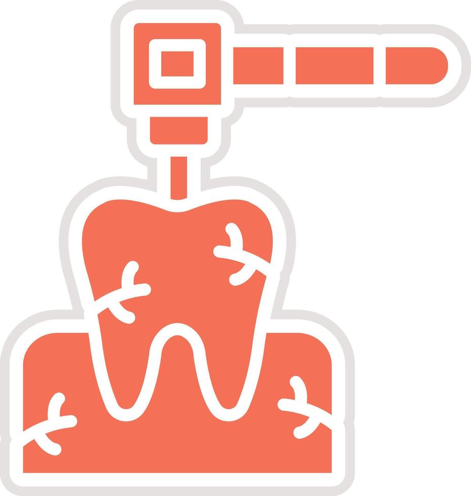 Dental Drill Icon Design Illustration vector