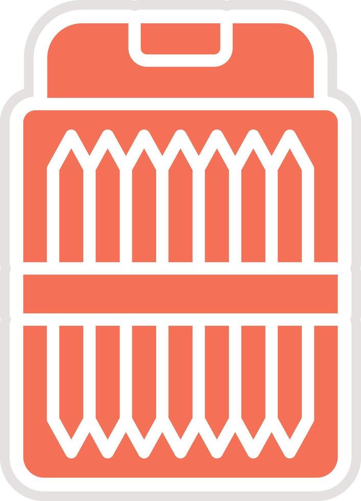 Toothpick Icon Design Illustration vector