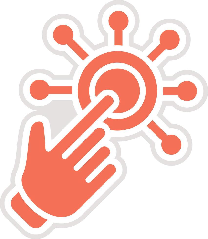 Interaction Icon Design Illustration vector