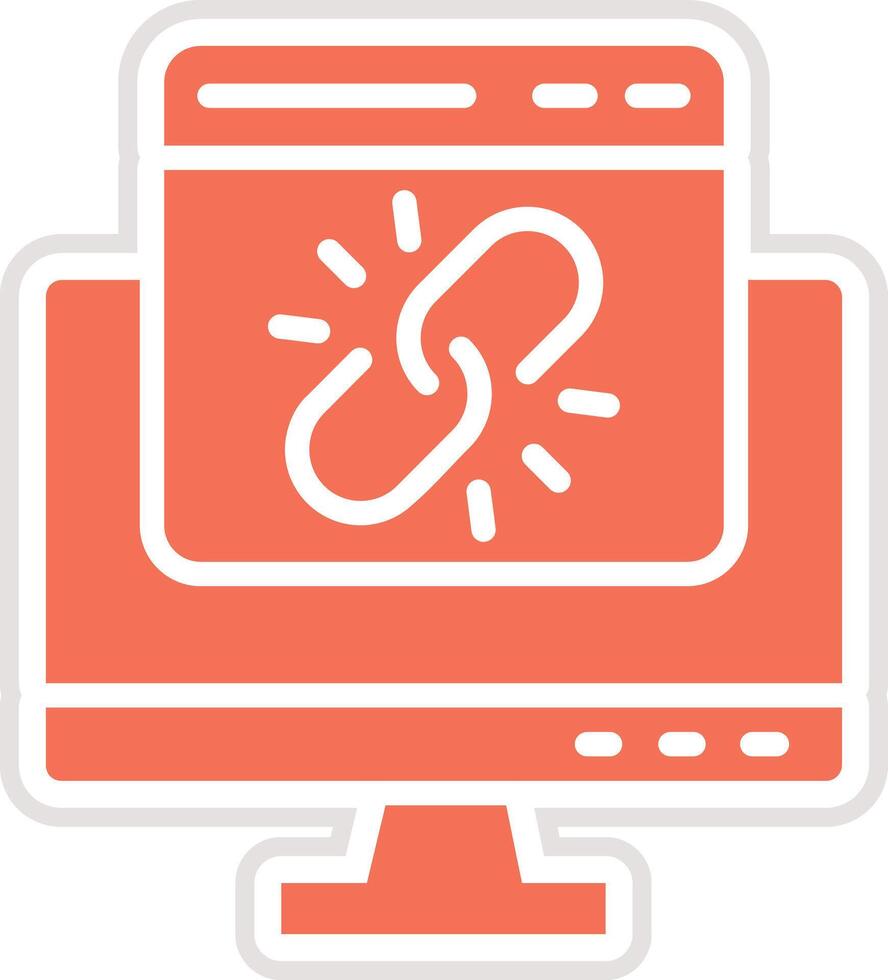 Link Icon Design Illustration vector