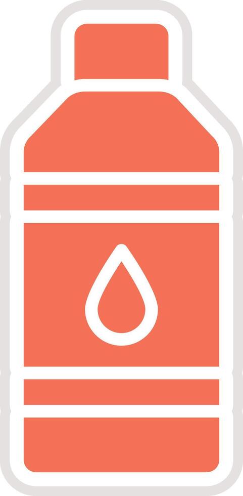 Water Bottle Icon Design Illustration vector
