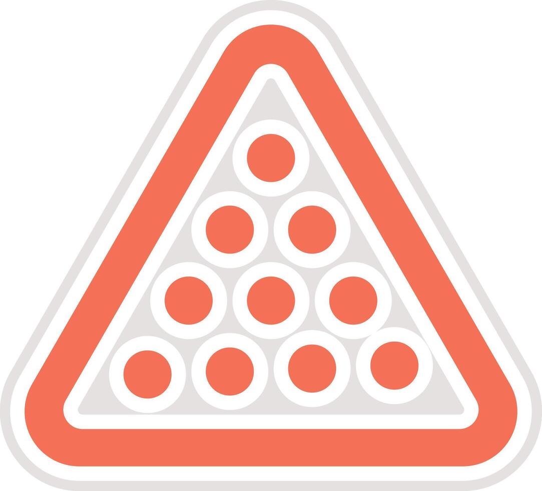 Billiard Icon Design Illustration vector