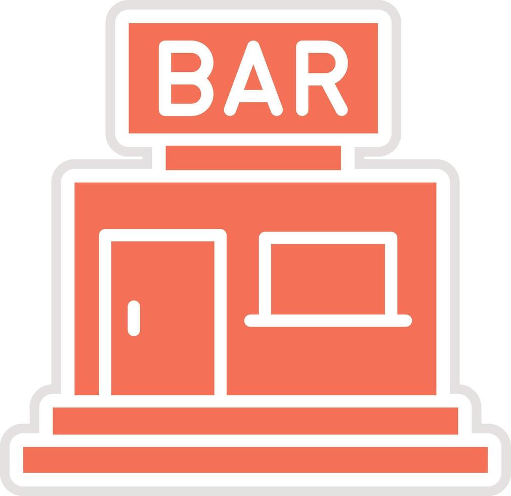 Bar Icon Design Illustration vector