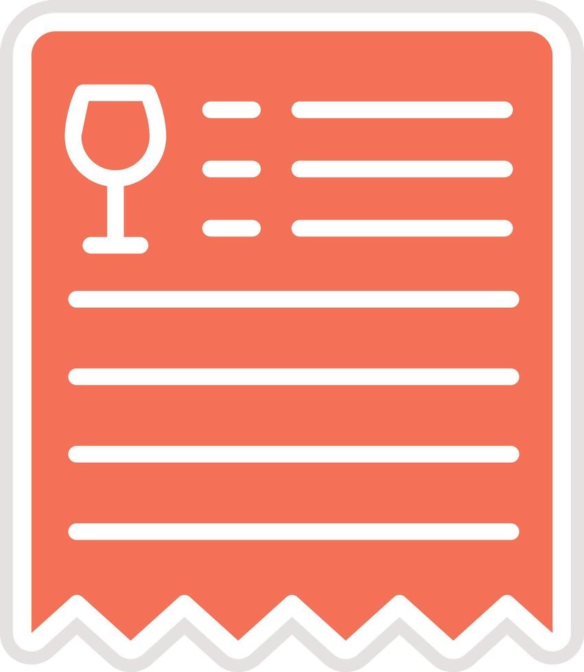 Bill Icon Design Illustration vector