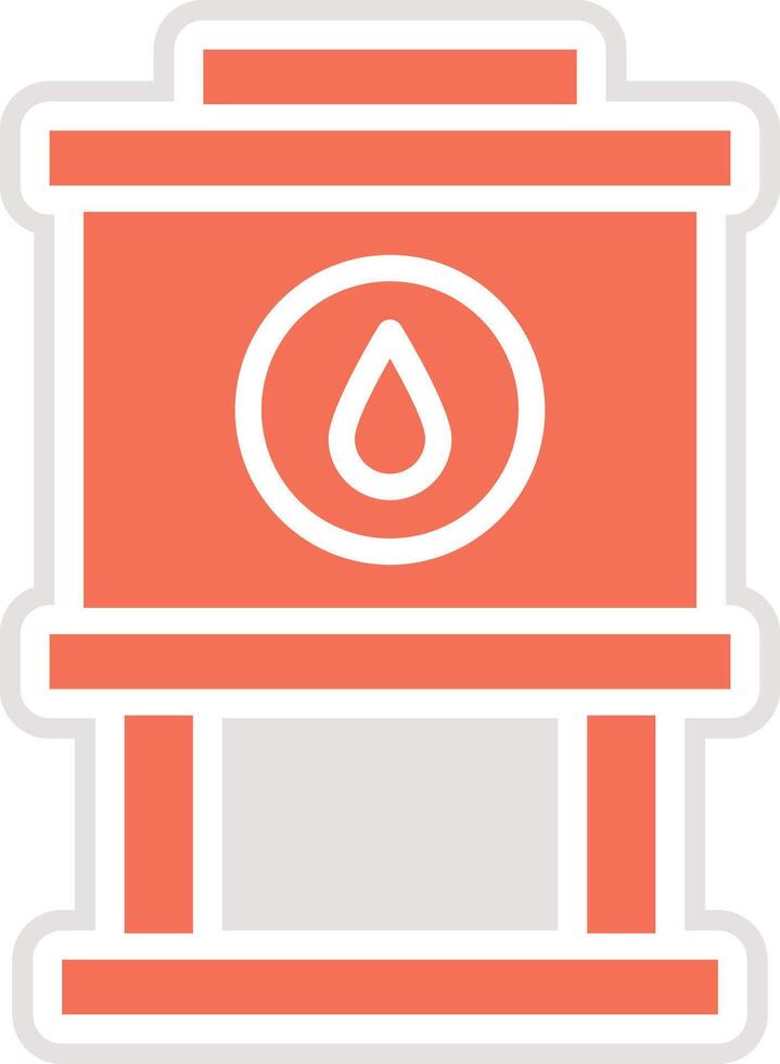 Water Tank Icon Design Illustration vector