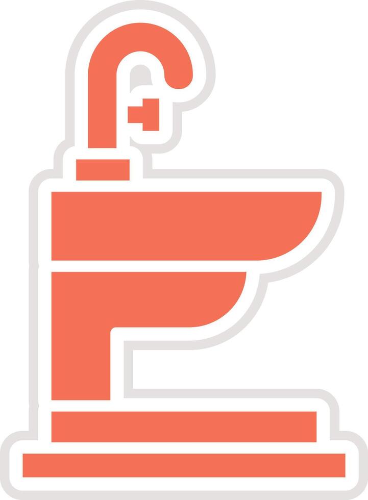 Bidet Icon Design Illustration vector
