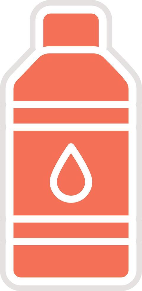 Water Bottle Icon Design Illustration vector