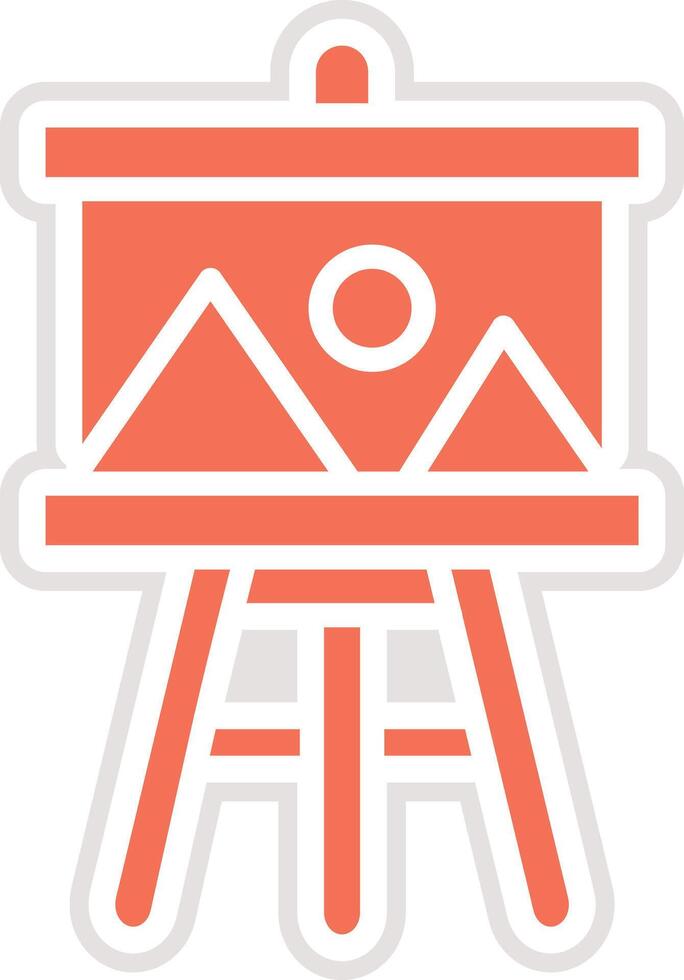 Art Gallery Icon Design Illustration vector