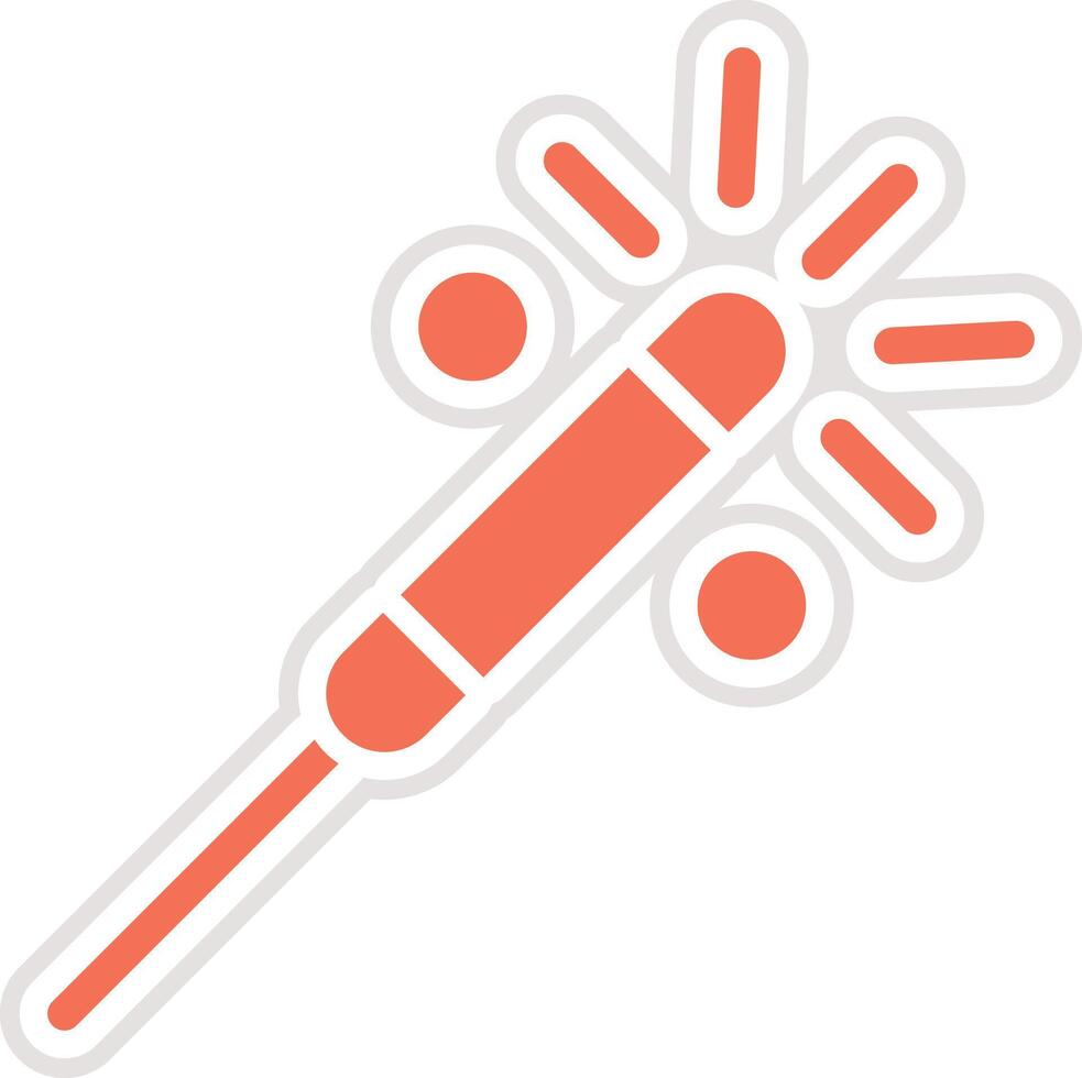 Bengal Light Icon Design Illustration vector