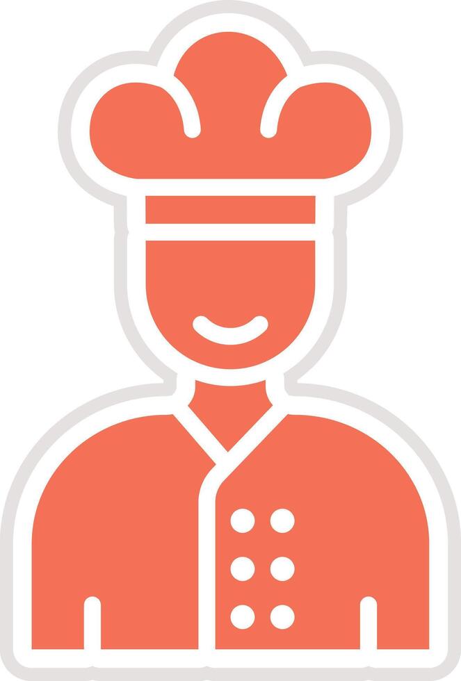 Chef Icon Design Illustration vector