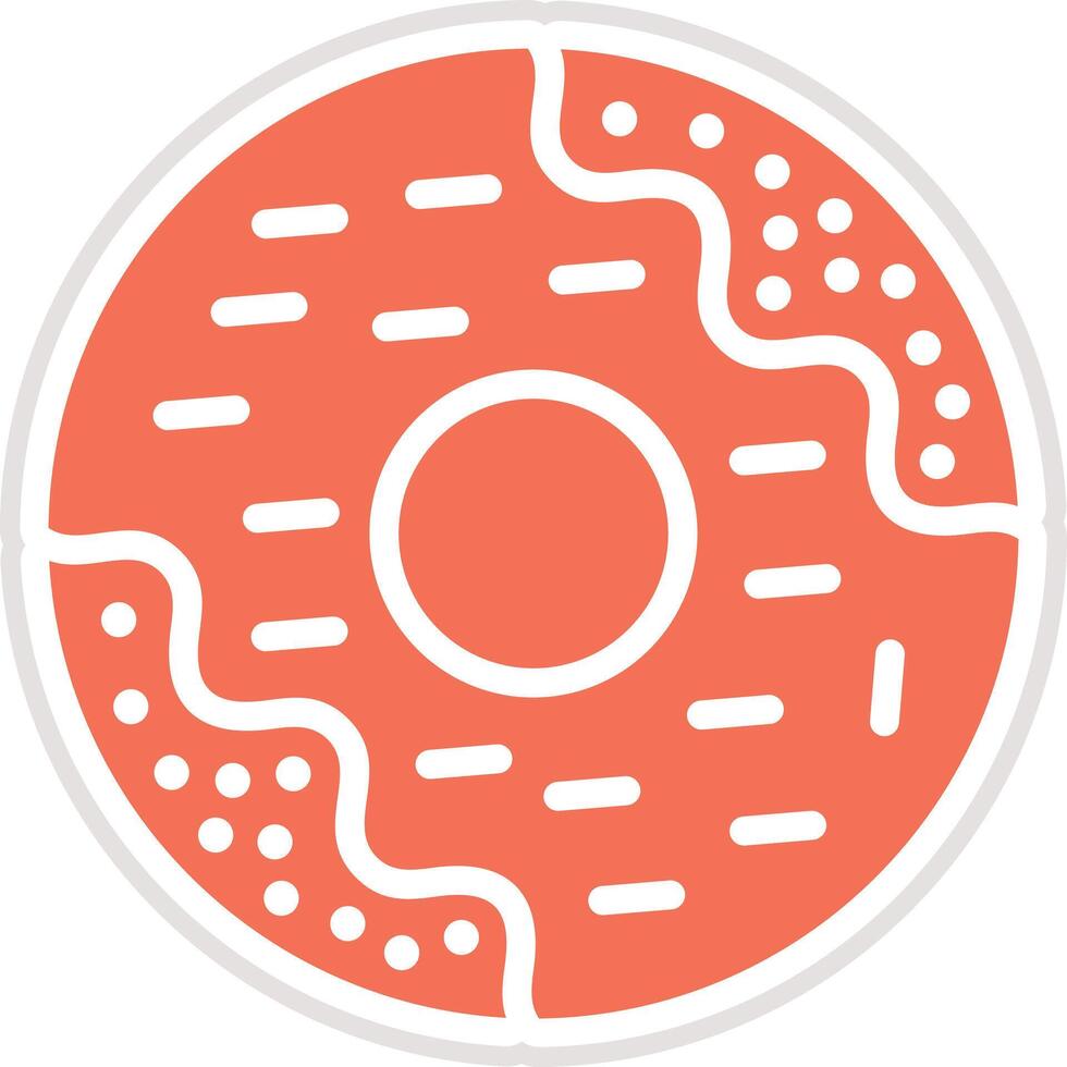 Doughnut Icon Design Illustration vector