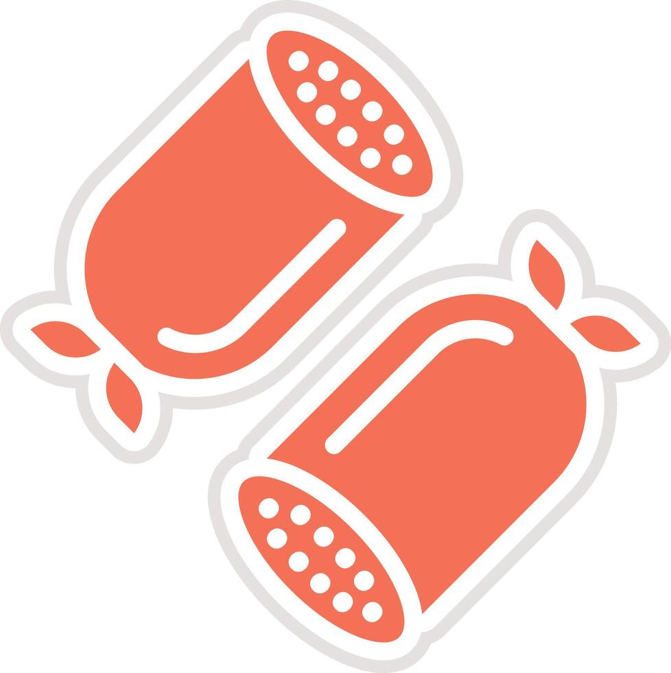 Salami Icon Design Illustration vector