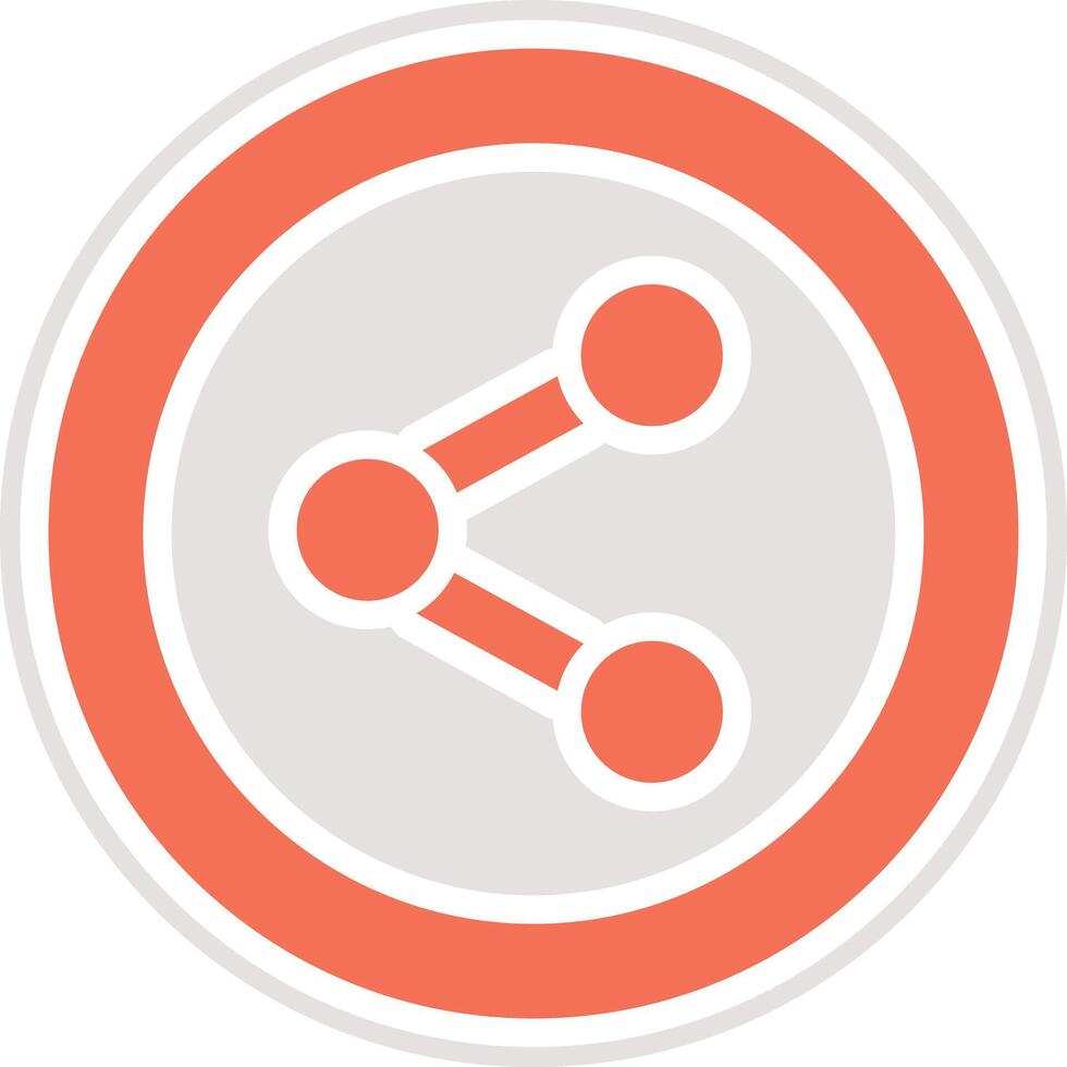 Share link Icon Design Illustration vector