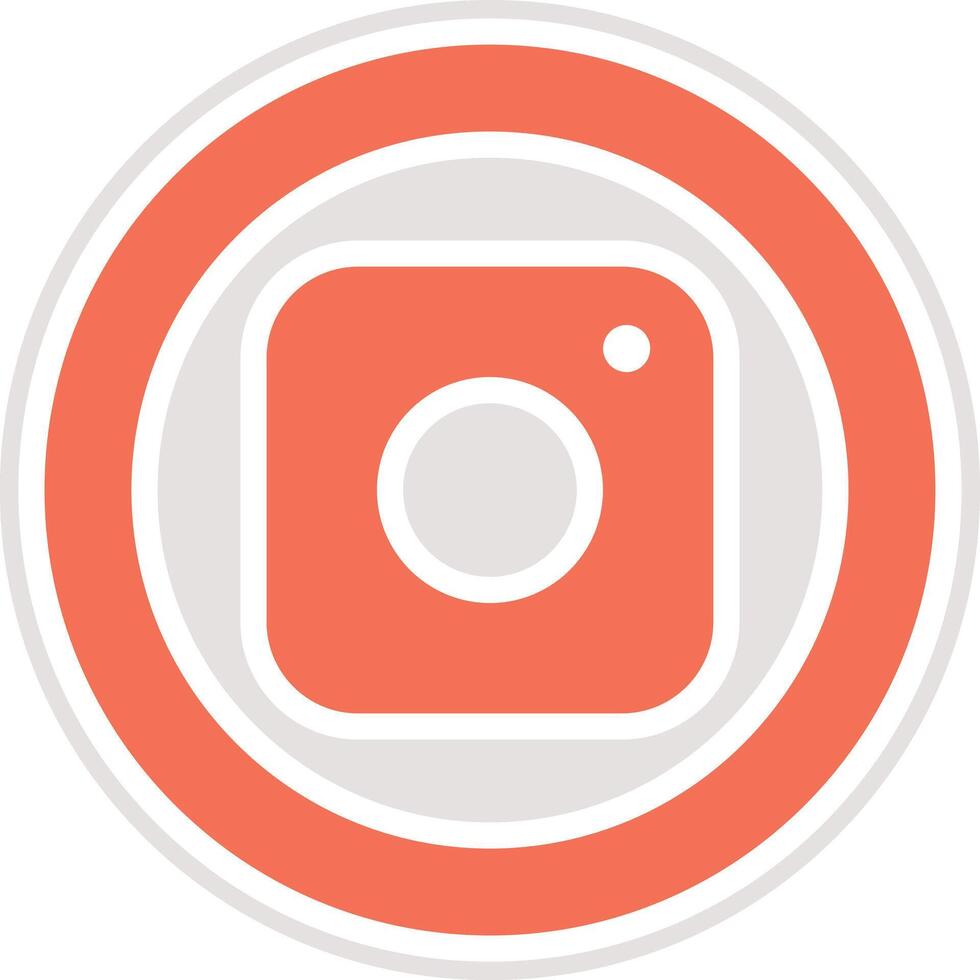 Instagram Icon Design Illustration vector